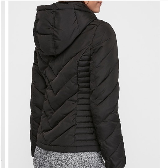 Express Hooded Ski Puffer Jacket - Picture 2 of 3